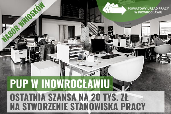 Obrazek. RPO-WKP: Ostatnia szansa w tym roku na 20 tysięcy złotych na tworzenie stanowiska pracy