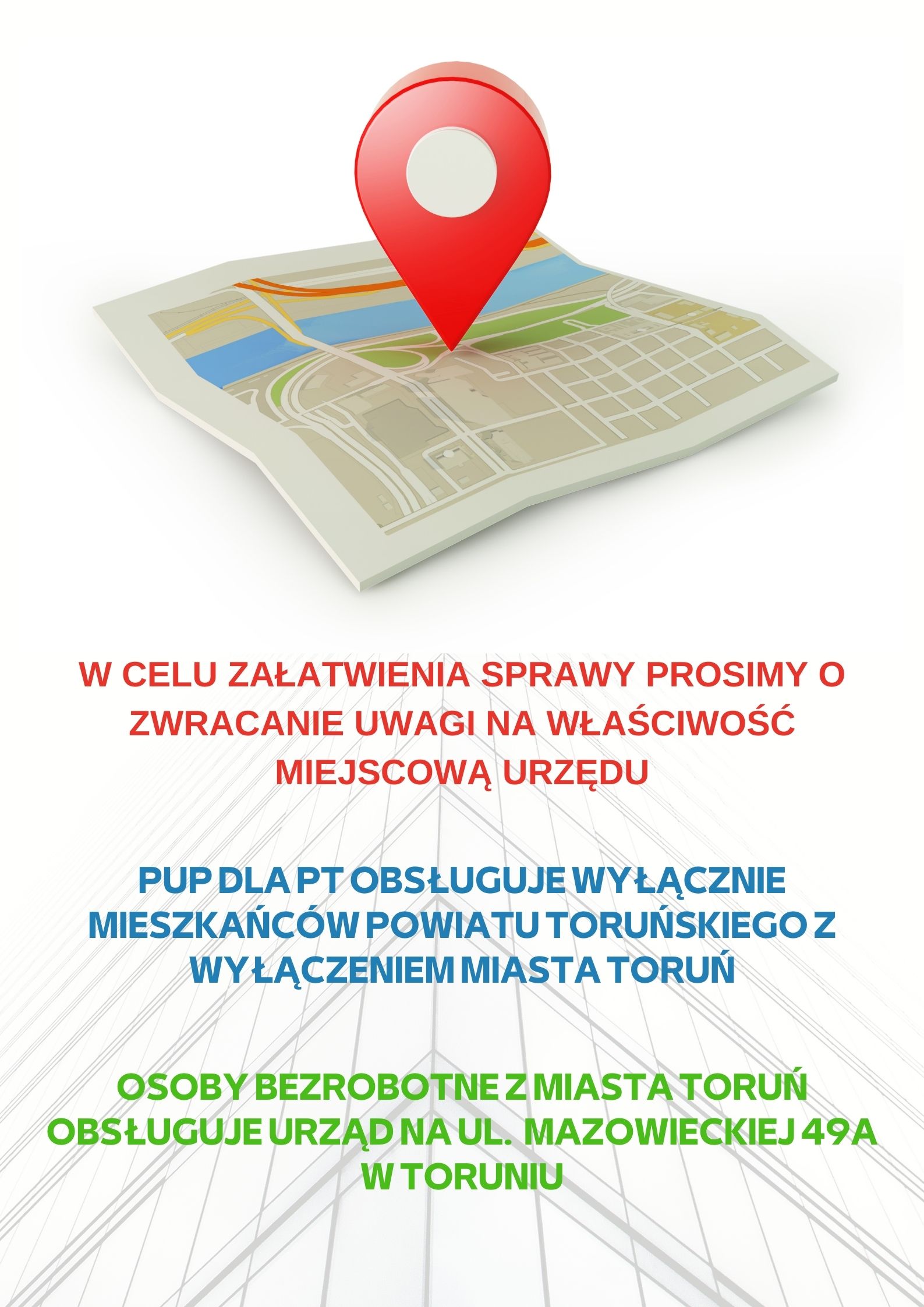 region działania
