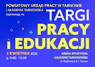 Zdjęcie artykułu Już 2 kwietnia 2025 r. TARGI PRACY i EDUKACJI