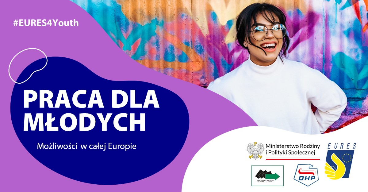 Praca dla młodych - plakat