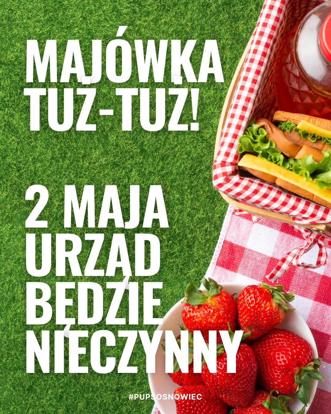 Zdjęcie artykułu 2 MAJA URZĄD BĘDZIE NIECZYNNY