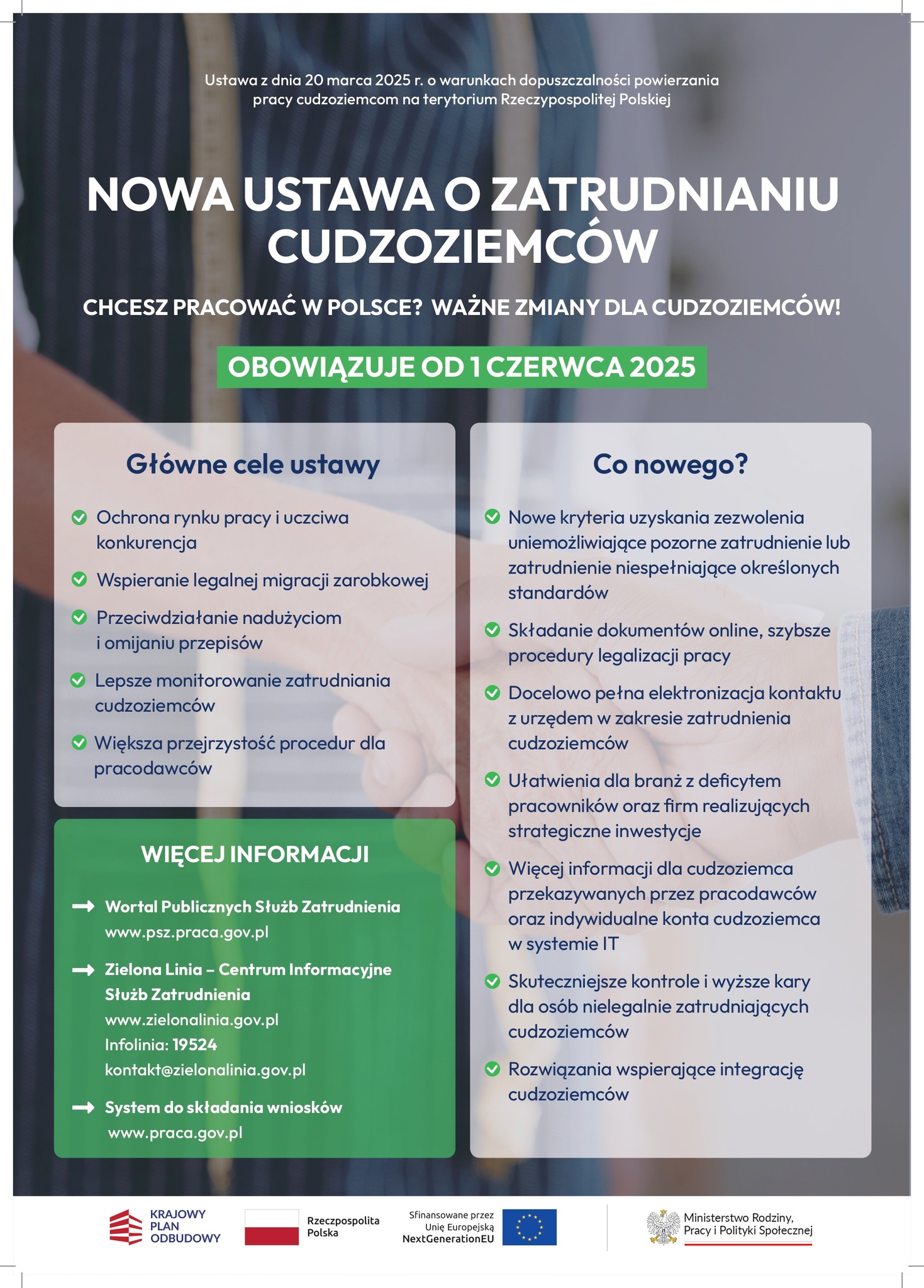 Zdjęcie artykułu Nowa ustawa o zatrudnianiu cudzoziemców – obowiązuje od 1 czerwca 2025 r.