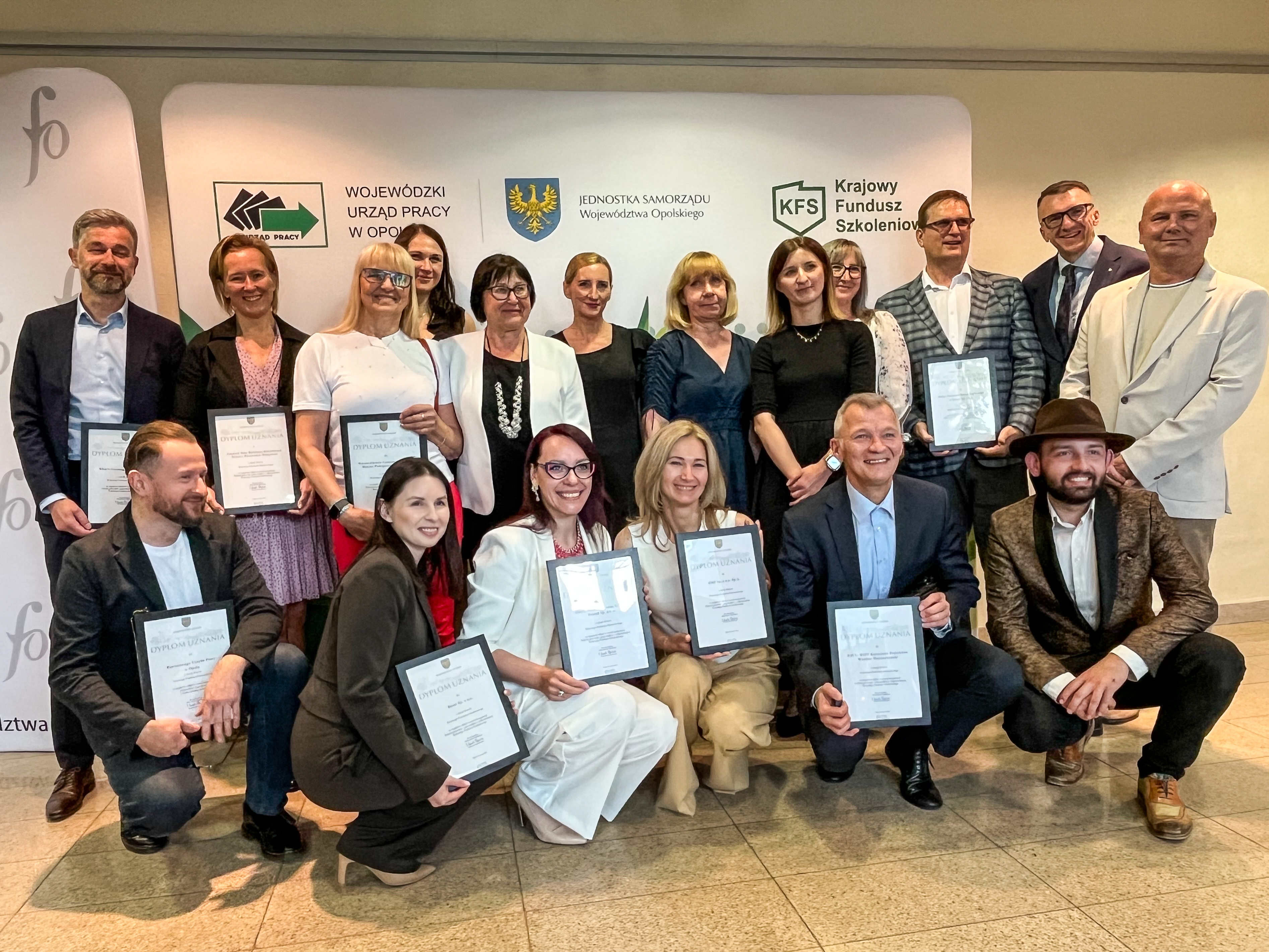 Zdjęcie artykułu Opolscy liderzy Krajowego Funduszu Szkoleniowego