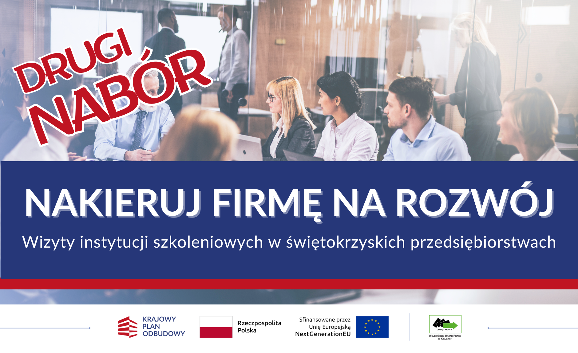 Plakat prezentujący reklamę projektu