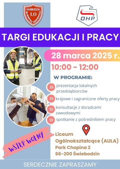 Zdjęcie artykułu Targi Edukacji i Pracy
