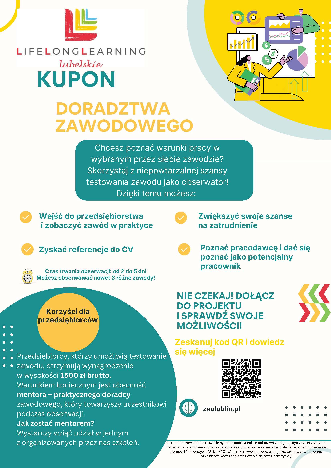 Zdjęcie artykułu Ważna informacja dla pracodawców - projekt LifeLong Learning Lubelskie !